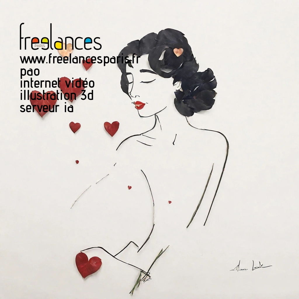 Pao mise en page internet vidéo illustration 3d serveur IA générative AI freelance paris studio de création magazines yron22o0